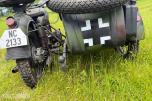 1966 KMZ K-750 - WWII-replika med sidevogn